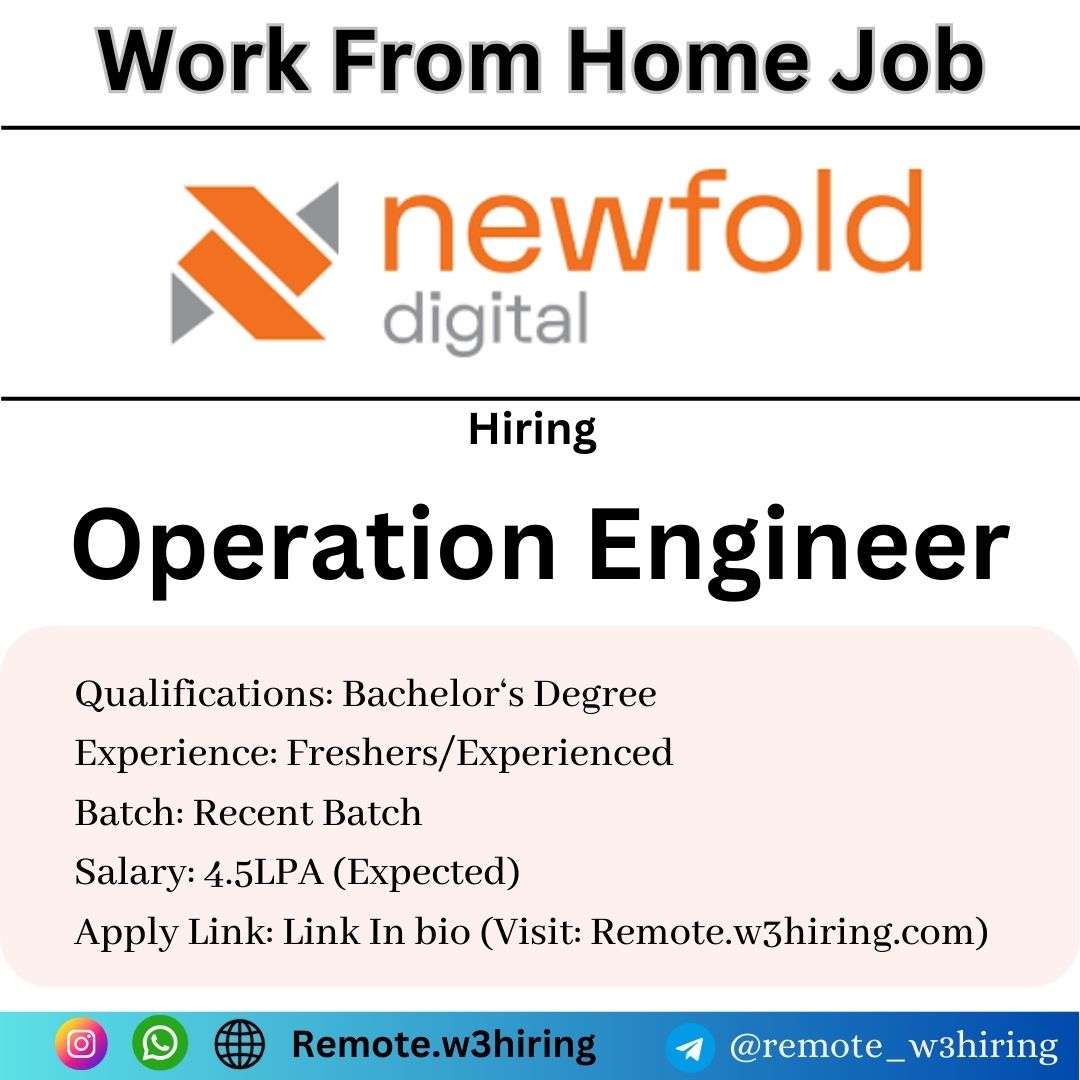 Newfold Digital Remote Job 2025 Hiring Operation Engineer | Work From Home Job